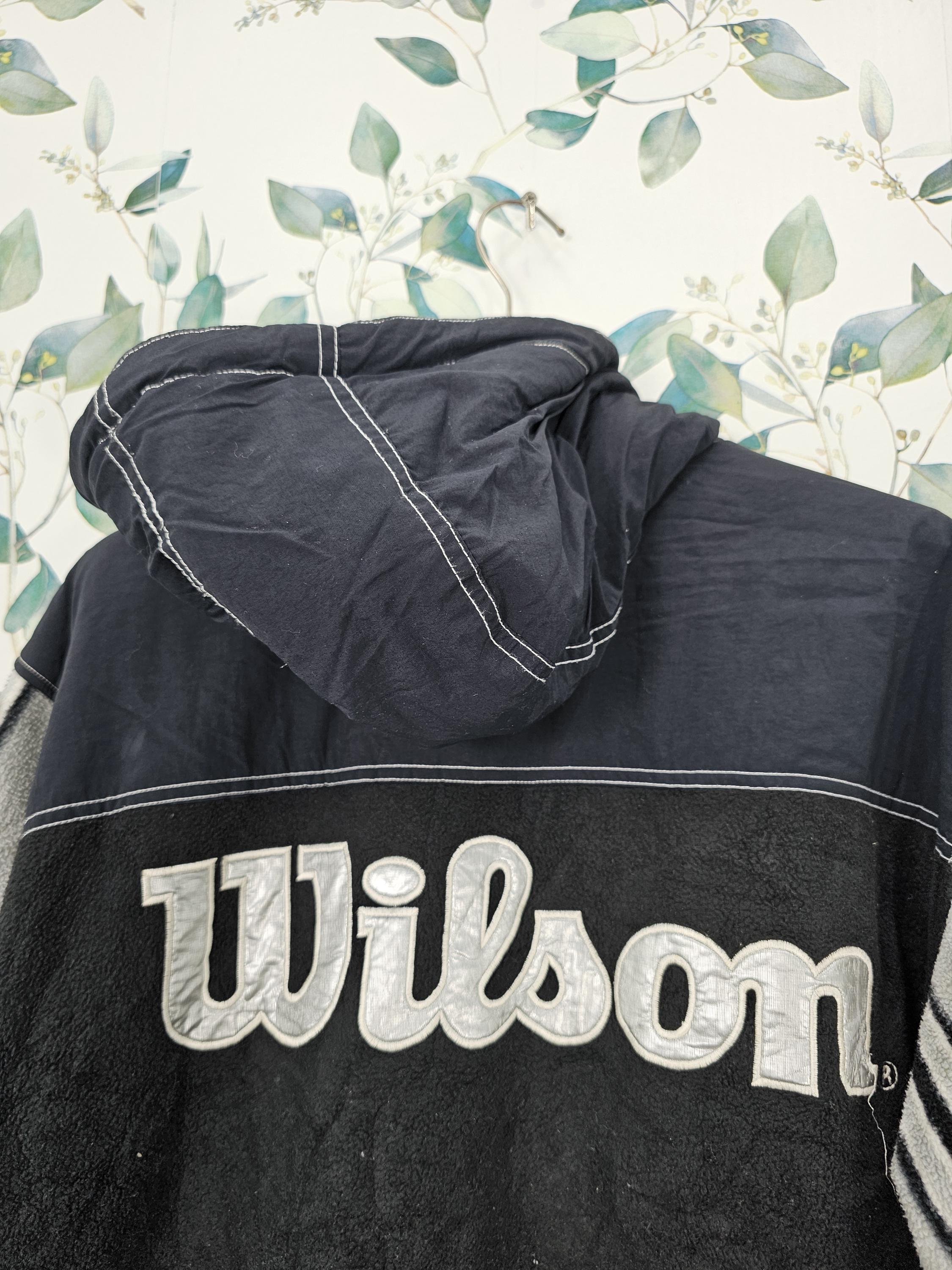 Vintage 90's WILSON Jacket Wilson Spellout Big Logo Embroider