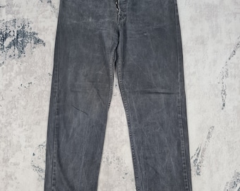 Vintage 90s Levi's 501 Black Jeans / Men's Size 32x32 - Etsy
