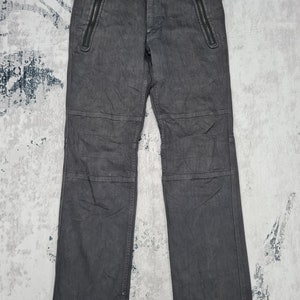 Japanese Brand JOSEPH HOMME Tactical Pants Military DesignerJoseph Homme Flare Pants Punk Streetwear Pants Grey Size 32x32.5 JB0002