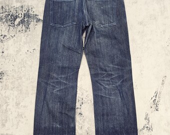Vintage 90's Stussy Denim Pants Faded Grey Jeans Denim Size 38