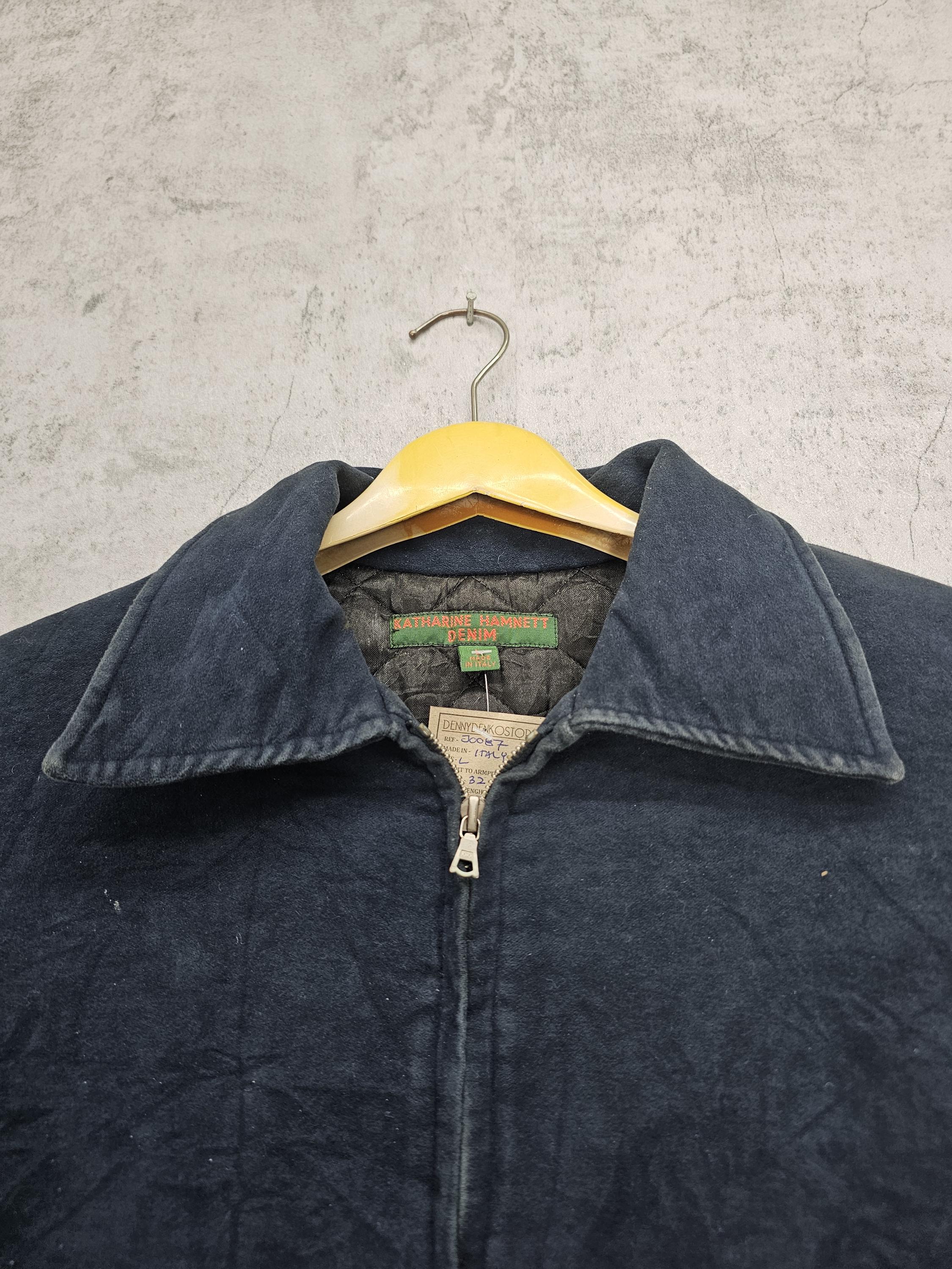 Vintage 90's KATHARINE HAMNETT LONDON Jacket Riri Zipper Zip