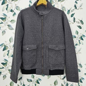 Japanese Brand BEAMS LIGHTS Double Pockets Jacket Beams Boy Beams Designer Casual Jacket Beams Lights Gray Casual Bomber Jacket J0113