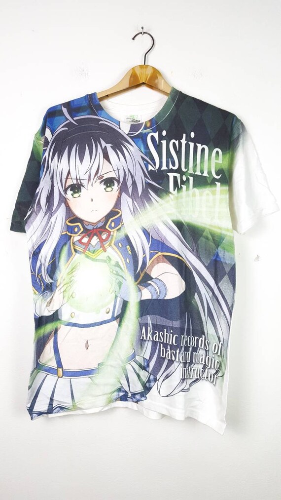 Anime Akashic Records of Bastard Magic Instructor Sistine Fibel T-shirt Tee Tops