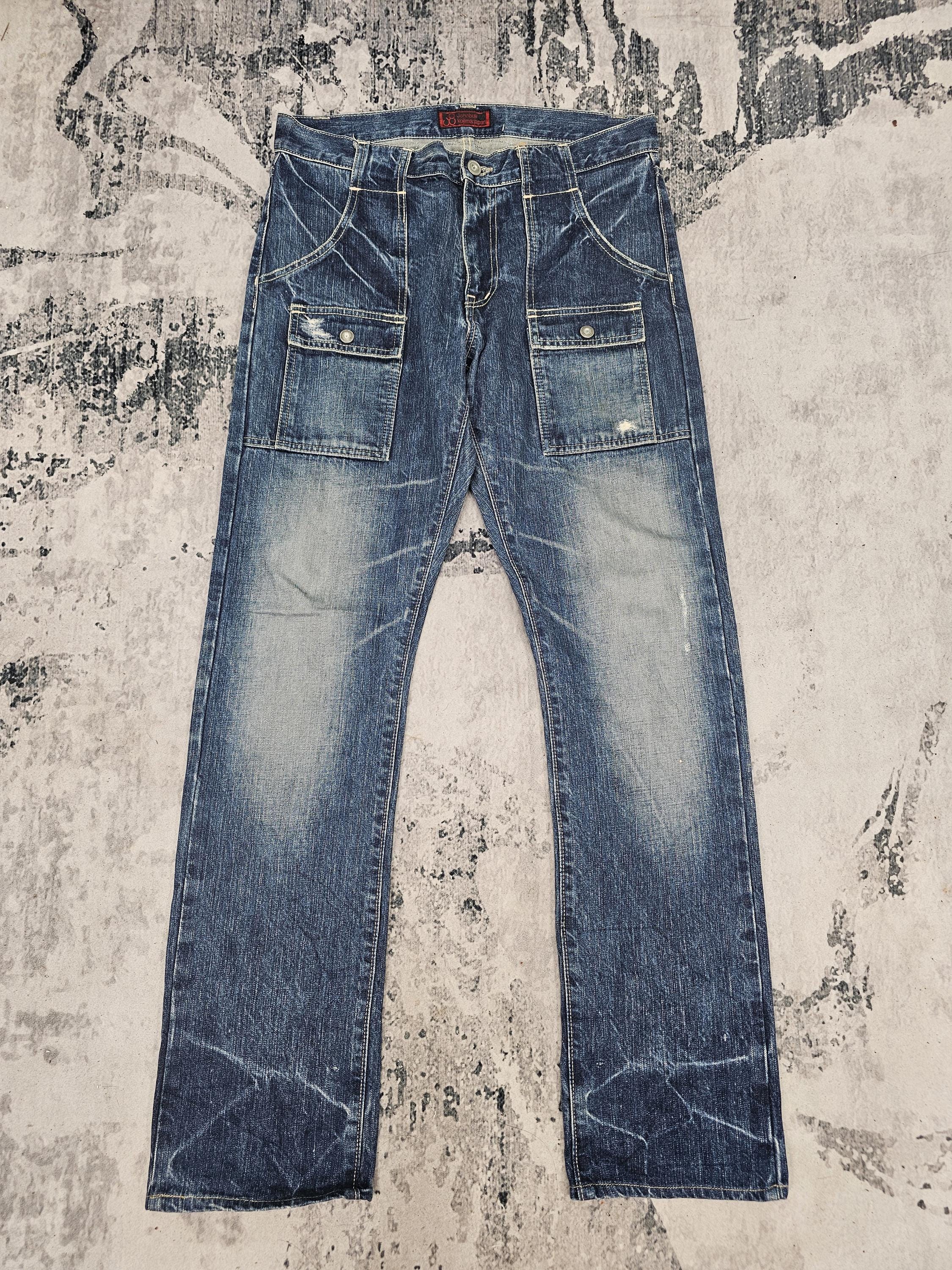 Japanese Brand JOHNBULL Kojima Japan Stone Wash Jeans John Bull 