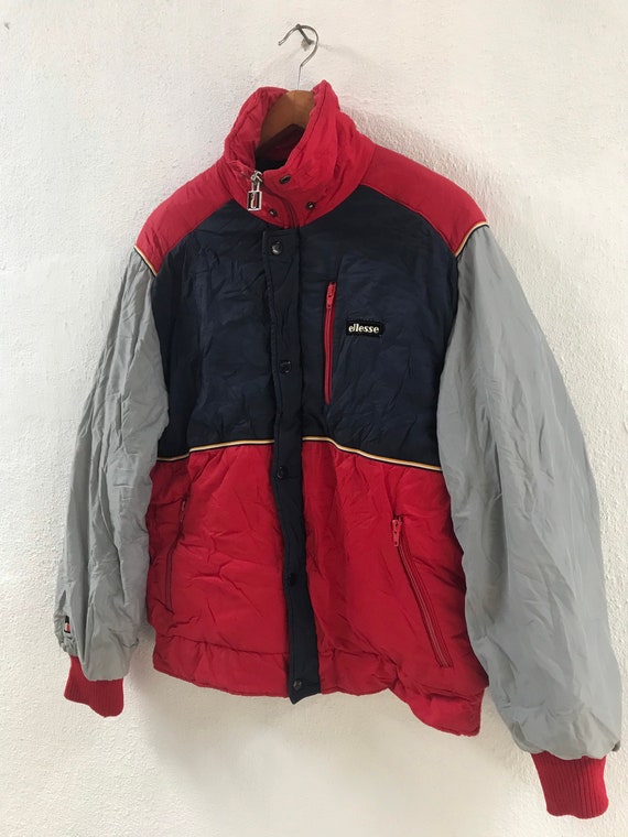 Vintage 90's Ellesse Multicolor Puffer jacket Ell… - image 6
