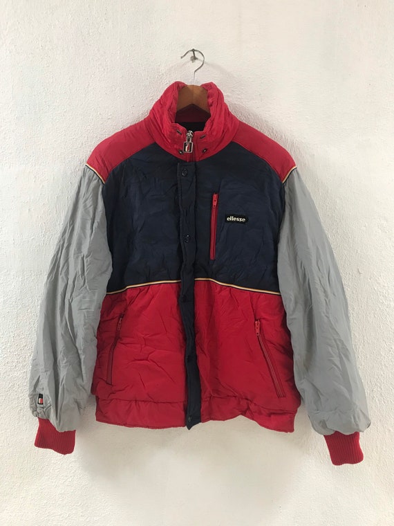 Vintage 90's Ellesse Multicolor Puffer jacket Ell… - image 1