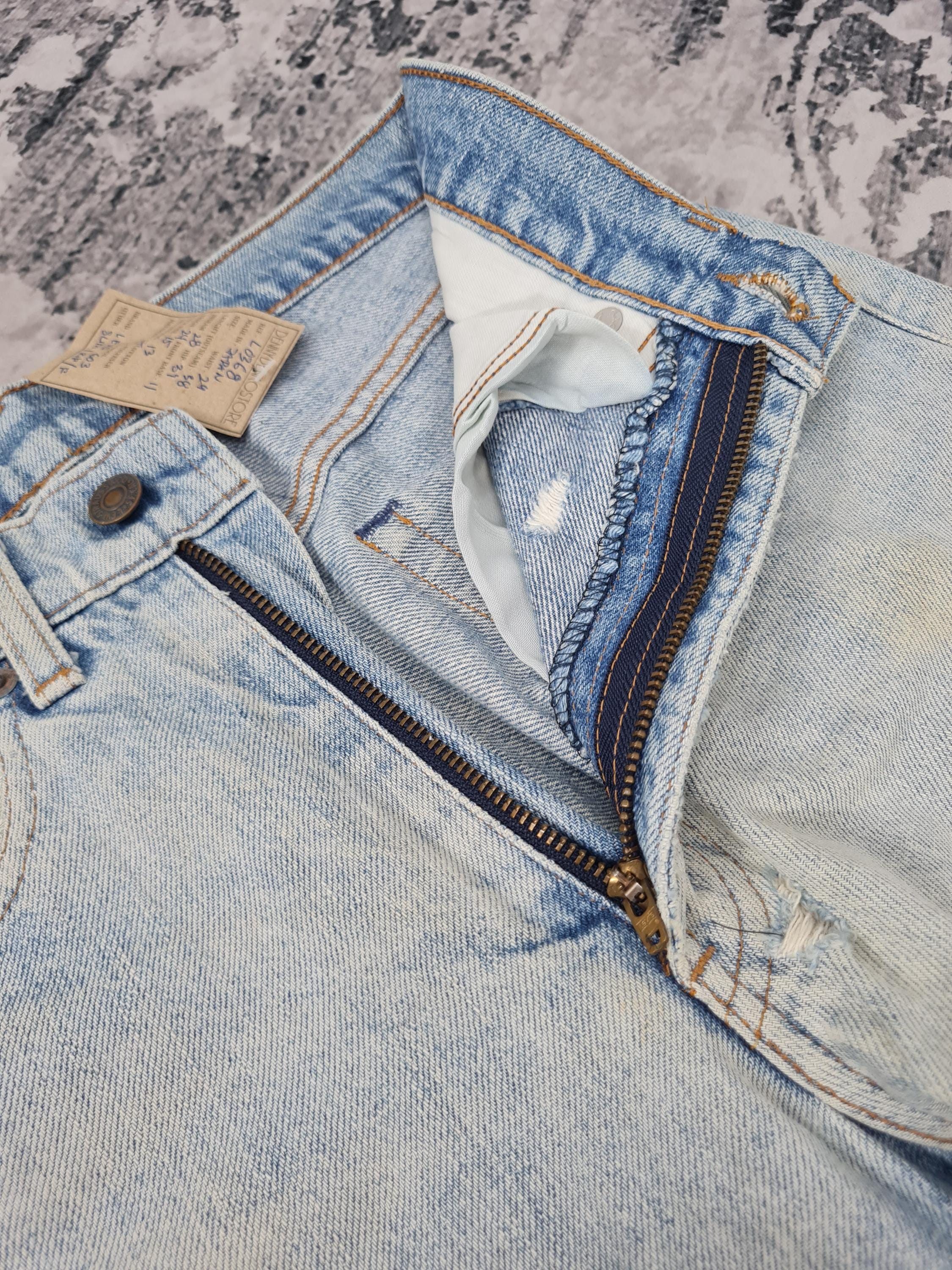 Vintage LEVIS 603 Slim Cut Faded Jeans Levis 603 Ripped Distressed 