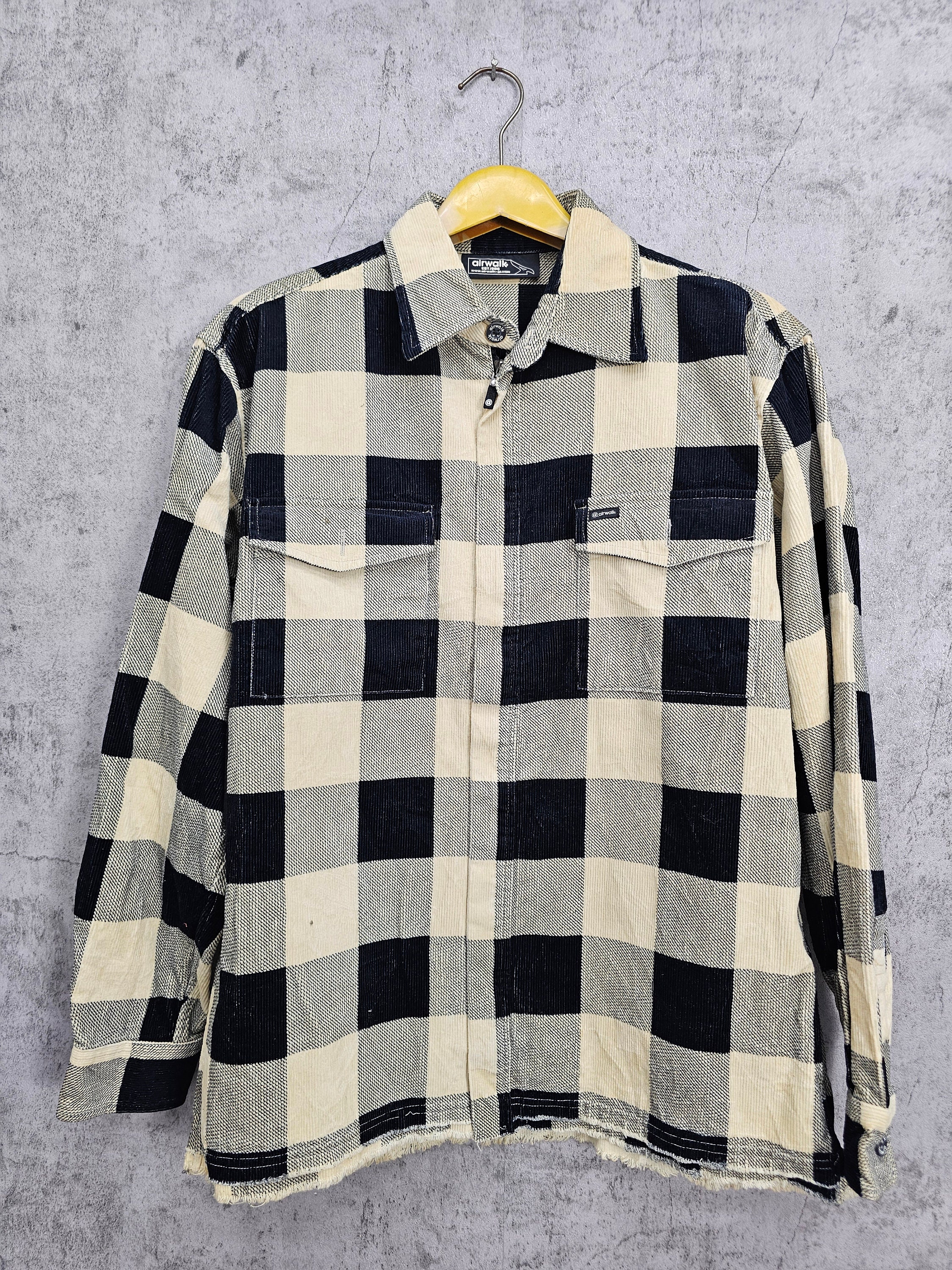 90s USA製 AIR WALK オンブレ ジャケット カバーオール ビンテージ スケート シャドウ VINTAGE - 90s USA製 ヴィンテージコットンカバーオール ワーク