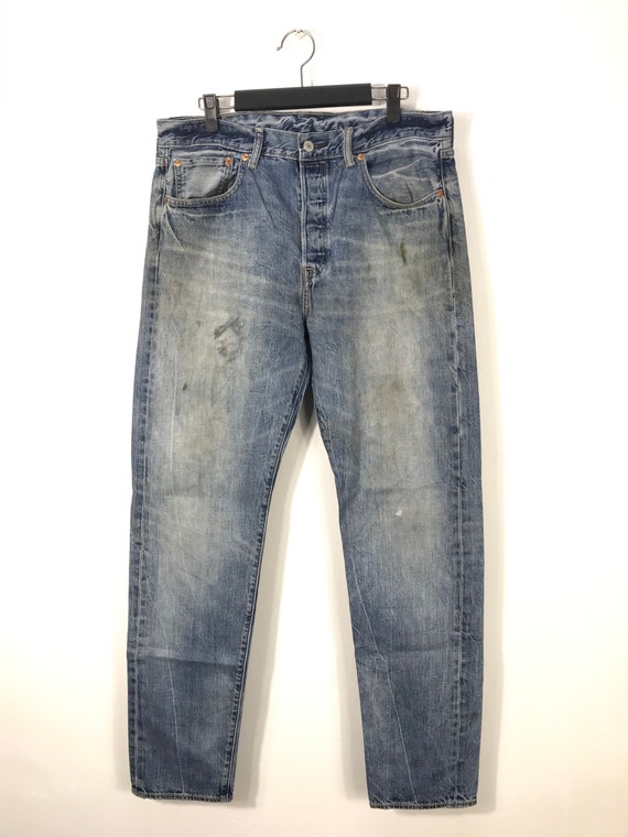 Vintage Levis 501 Sun Faded Distressed 