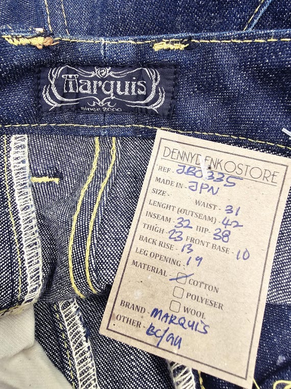 Vintage OBELISK Marquis Japanese Brand Bootcut Flare Jeans Obelik
