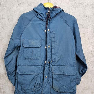 Vintage WOOLRICH Jacket Woolrich Outdoor Woolrich Windbreaker Woolrich Wool Hunting Jacket Made In Usa Plaid Checked Jacket Size Small J0045
