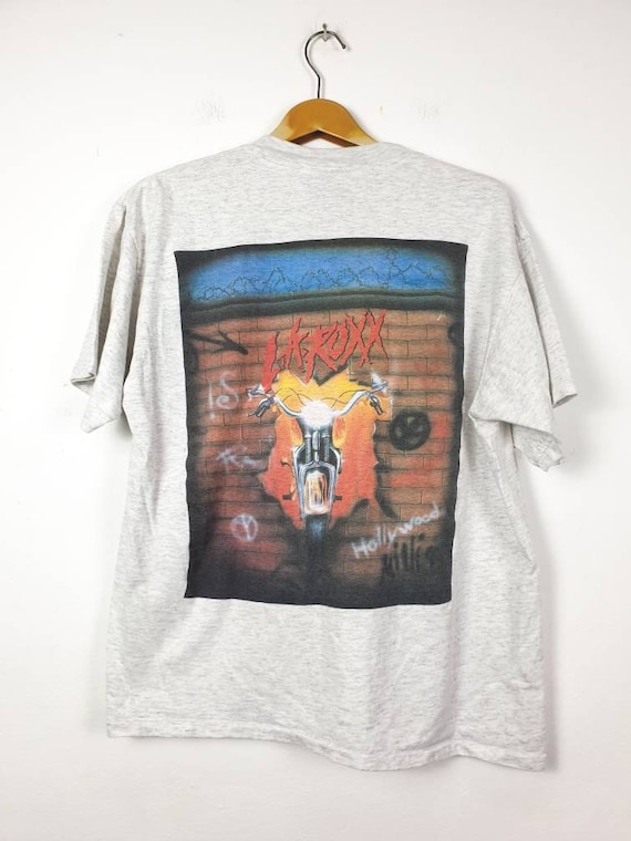 Vintage 90's L.A. ROXX American Glam Rock Band Shi
