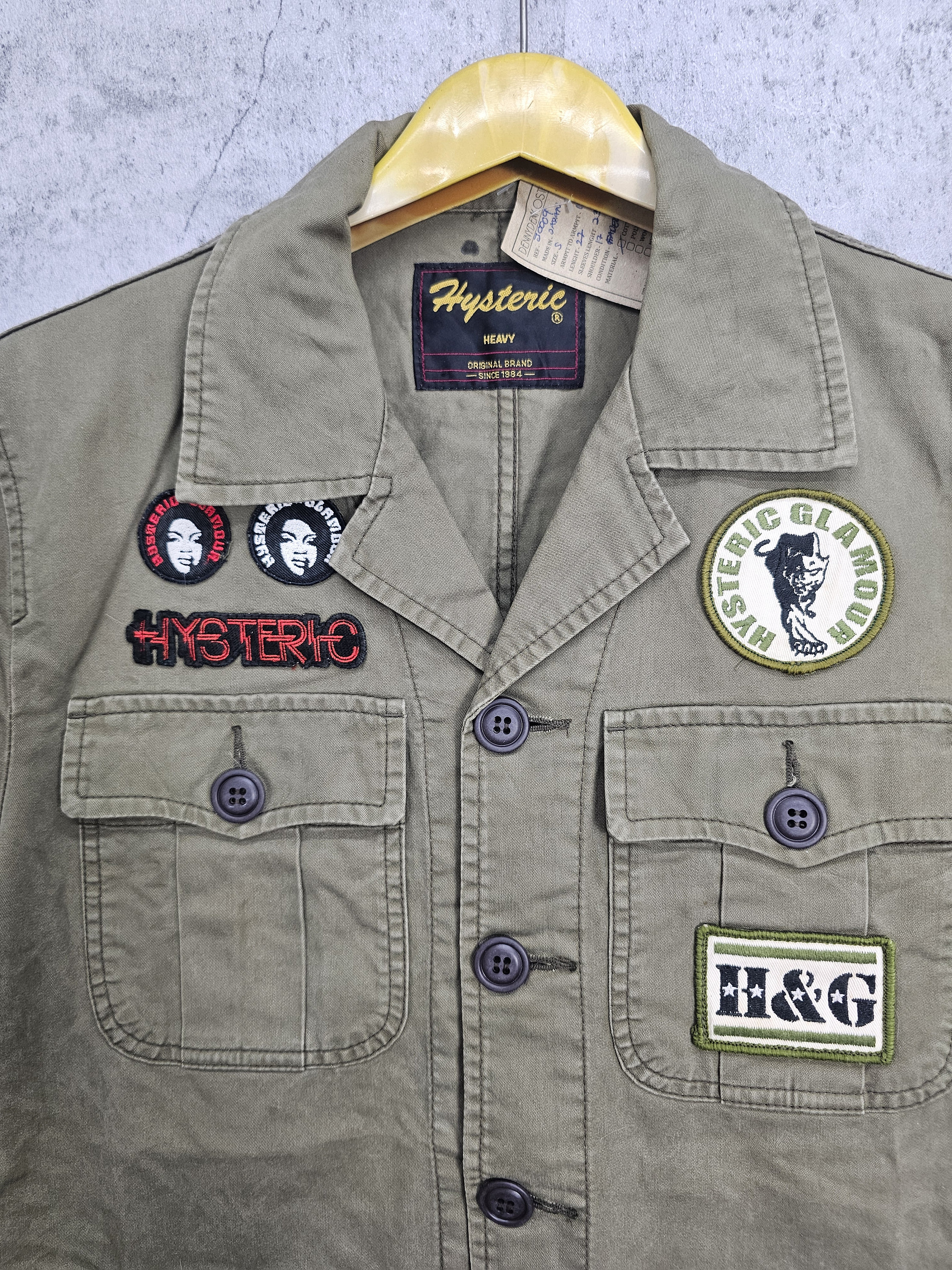 Vintage HYSTERIC GLAMOUR Hysteric Jacket Hysteric Military Vintage HYSTERIC GLAMOUR Hysteric Jacket Hysteric Military