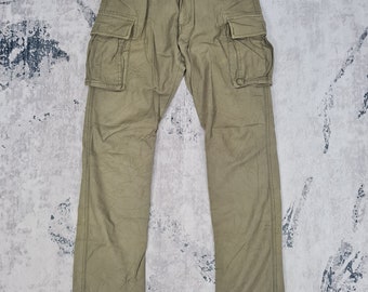 Japanese Brand FIELDMAN BY EDWIN Cargo Tactical Military Pants Edwin Crazy Pockets Pants Edwin Multi Pocket Pants Size 32x33 Pants JB0119