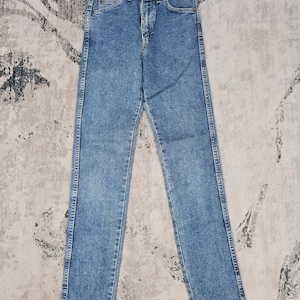 Vintage LEVIS 845 Orange Tag Stone Wash Levis Stretchable Skinny Size 26x32 Jeans L0046 Made In Australia High Rise
