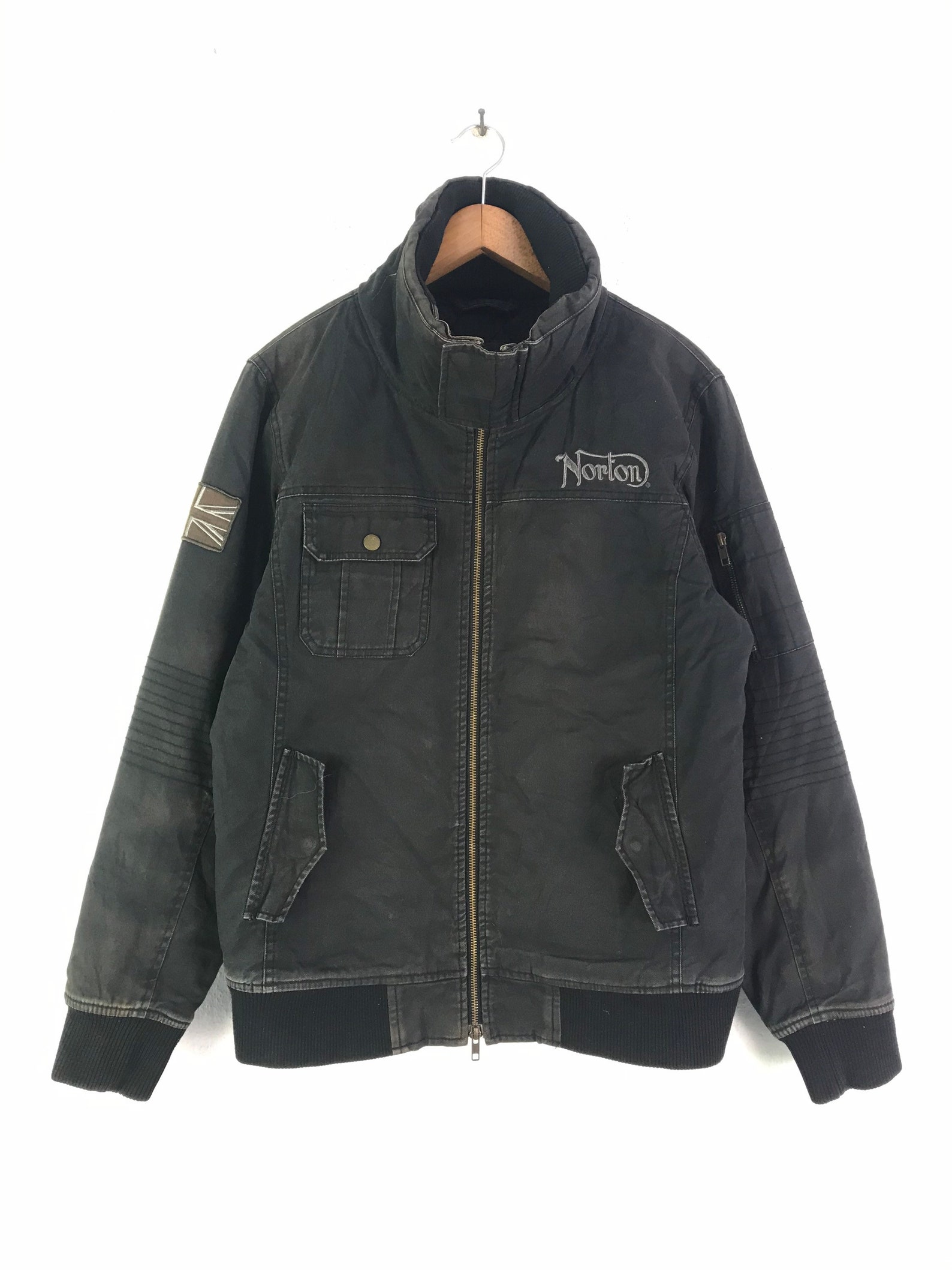 Distressed Norton Motorcycle Riding Jacket | Etsy