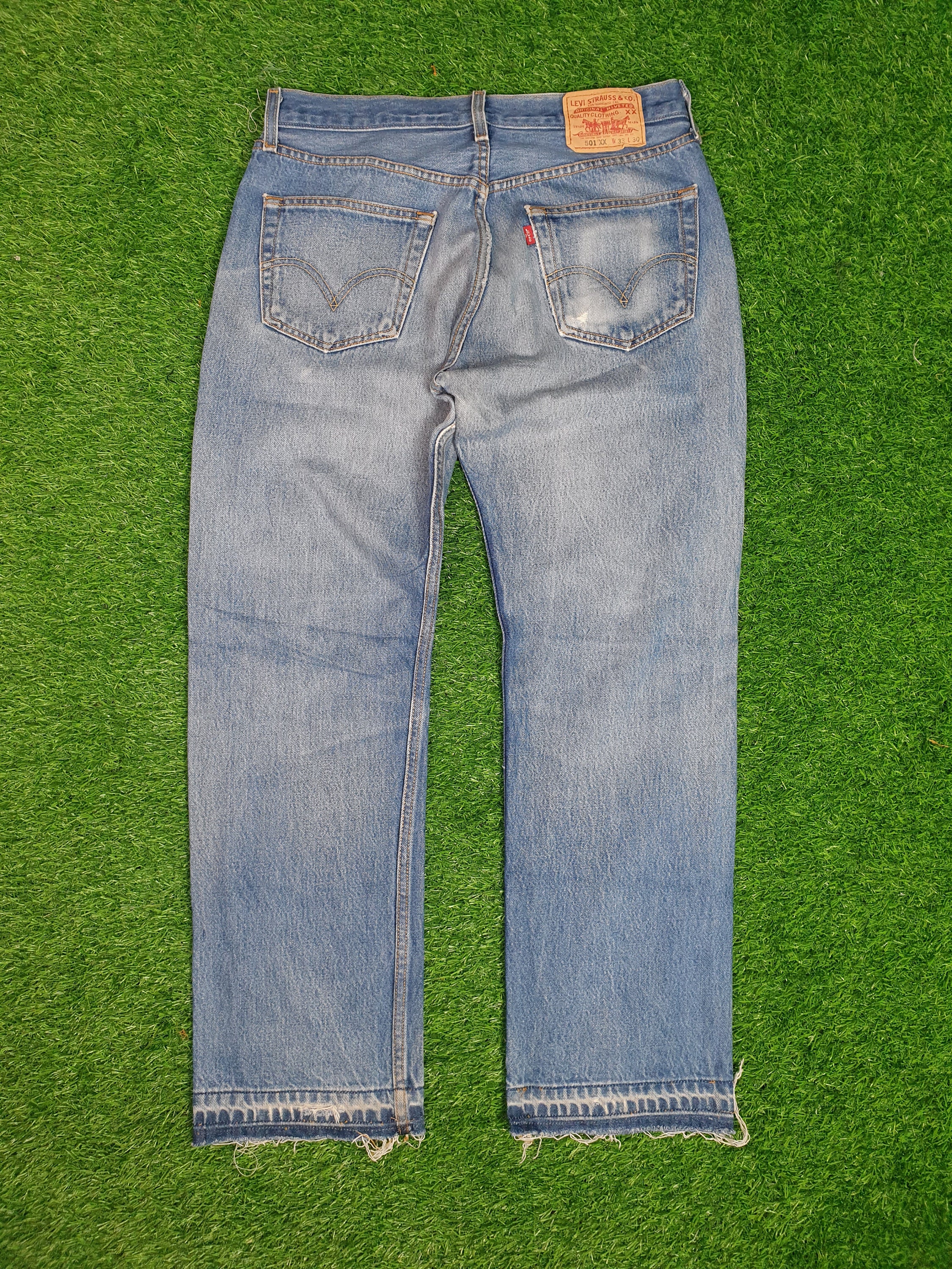 Buy Vintage Levi's 501 XX Medium Wash Levis Ripped Levis