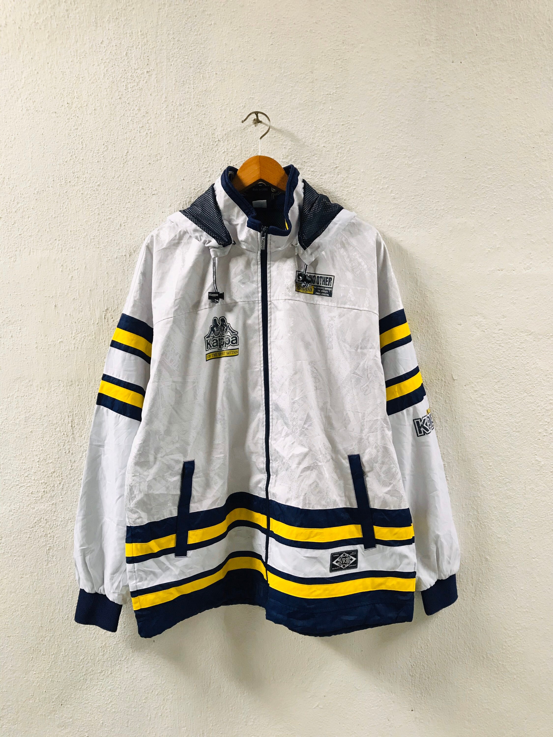 Vintage 90's KAPPA Windbreaker Big Logo Outdoor Jacket Sportwear Kappa Size Xl Oversize Sport Fashion Hip Hop Jacket - Etsy Vintage 90's KAPPA Windbreaker Big Logo Outdoor Jacket Sportwear Kappa Size Xl Oversize Sport Fashion Hip Hop Jacket - Etsy
