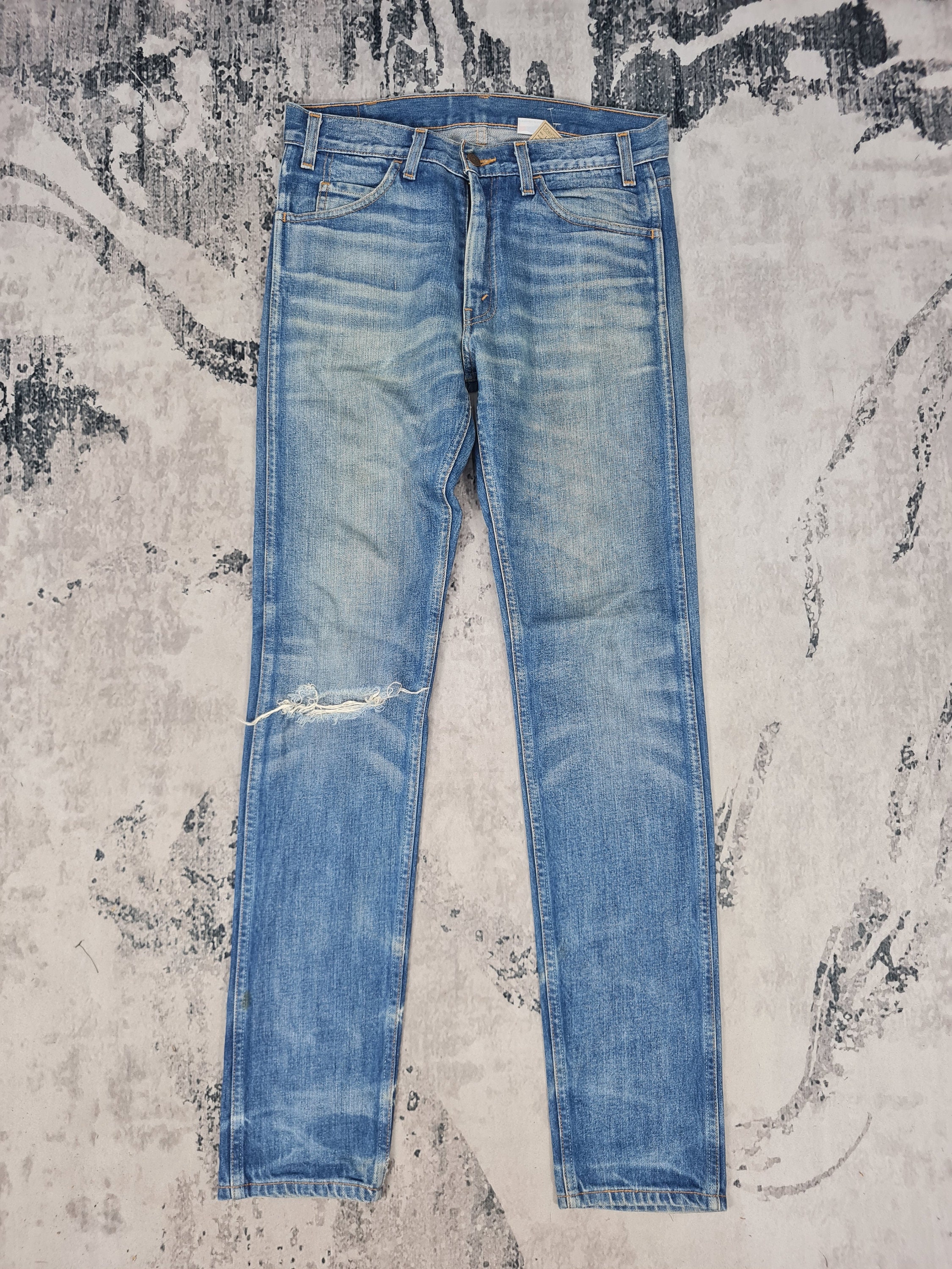ヴィンテージ LEVIS 606 復刻 ダメージ加工 ジーンズ Levis ライト 