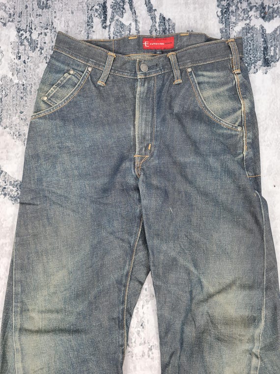 Vintage EDWIN E FUNCTION Twisted Distressed Rippe… - image 4