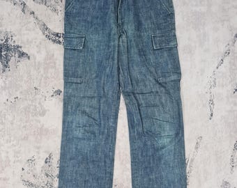 Vintage 90's BIG JOHN Japanese Brand Workwear Carpenter Jeans Big
