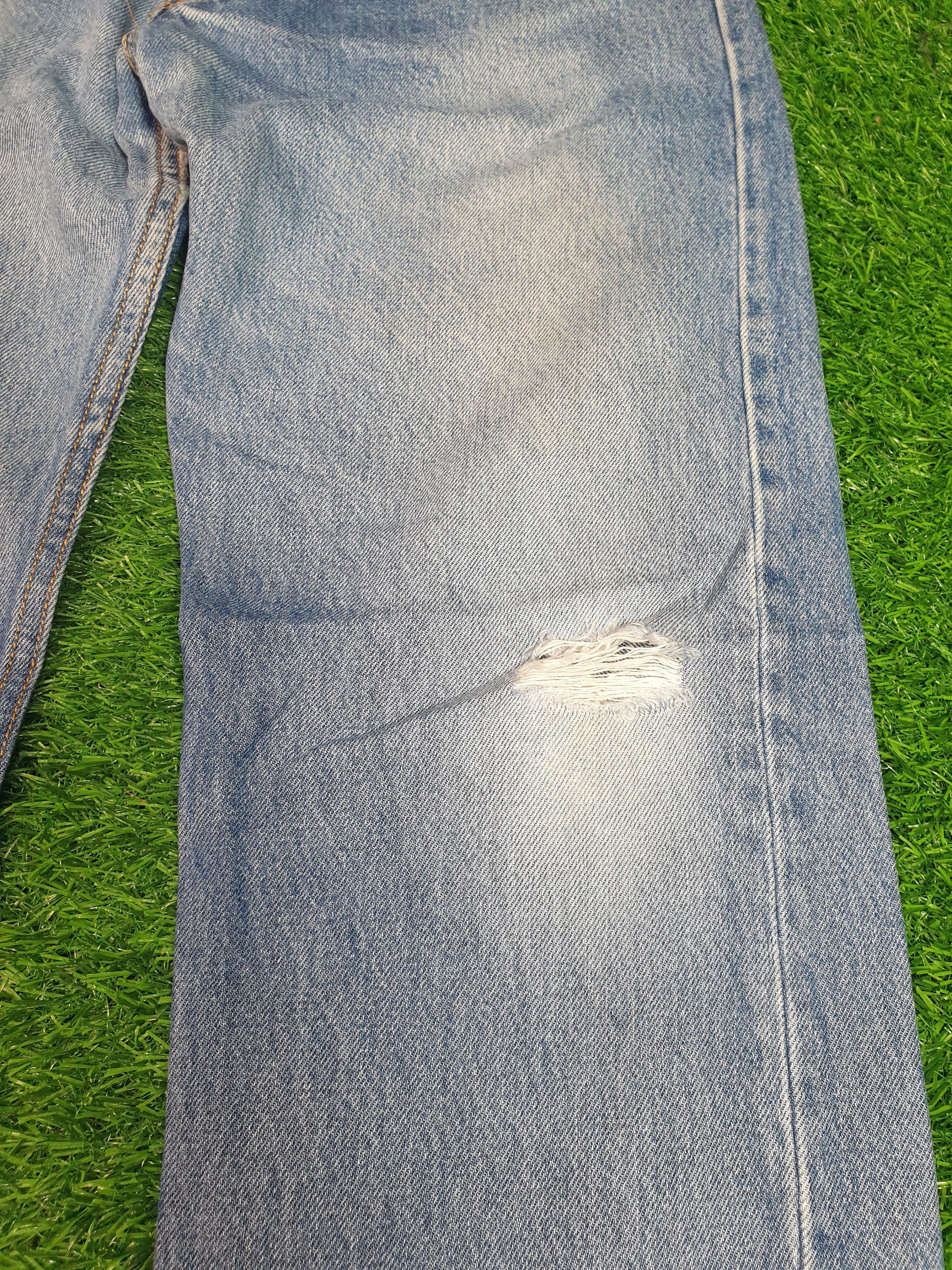 Buy Vintage Levi's 501 XX Medium Wash Levis Ripped Levis