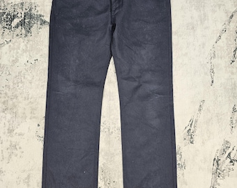 Vintage PERFECTO By Schott Workwear Casual Blue Pants Size 38x32 JB0379