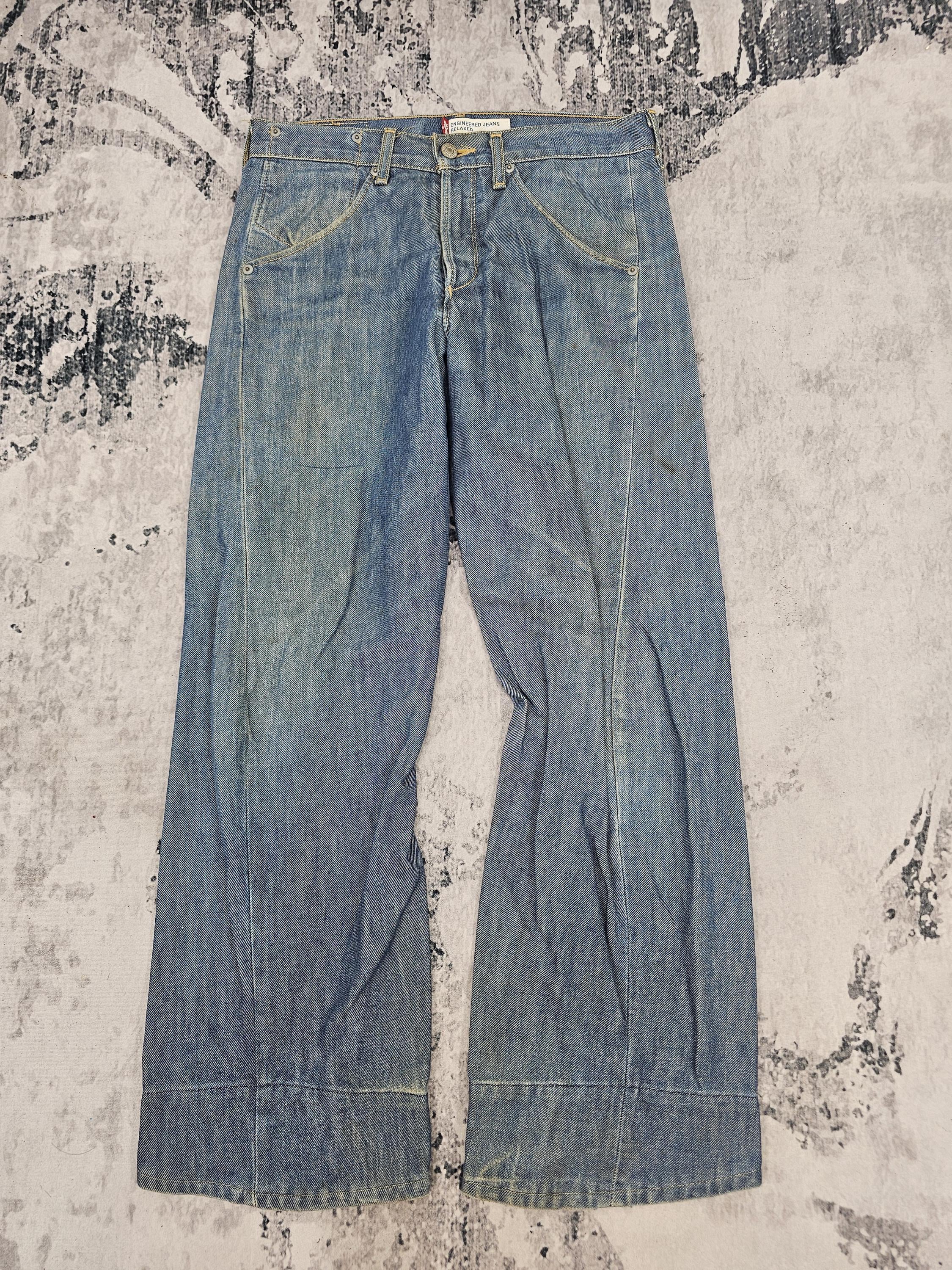 levis リーバイス　ENGINEERED JEANS RELAXED 日本製 Levis Engineered Jeans Japan - Etsy
