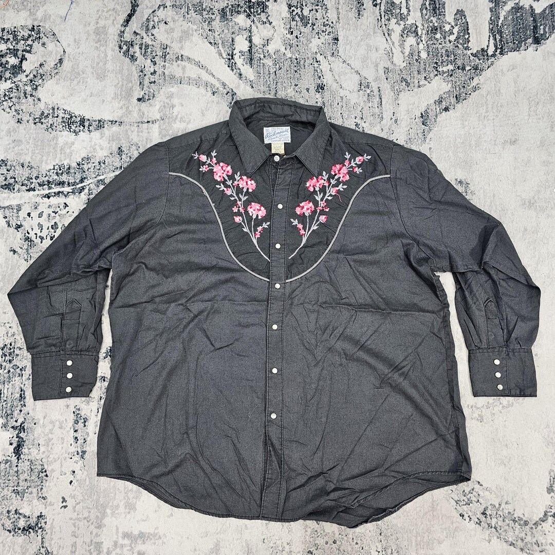 Vintage Rockmount Ranch Wear Tru-west Western Cowboy Shirt