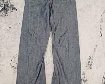 Vintage LEVIS Engineered Relaxed Cut Jeans Levis Engineered Twist Cut Dark Blue Jeans Levis Y2k Lvc Denim Levi&#39;s Jeans  L0474 Size 30X31