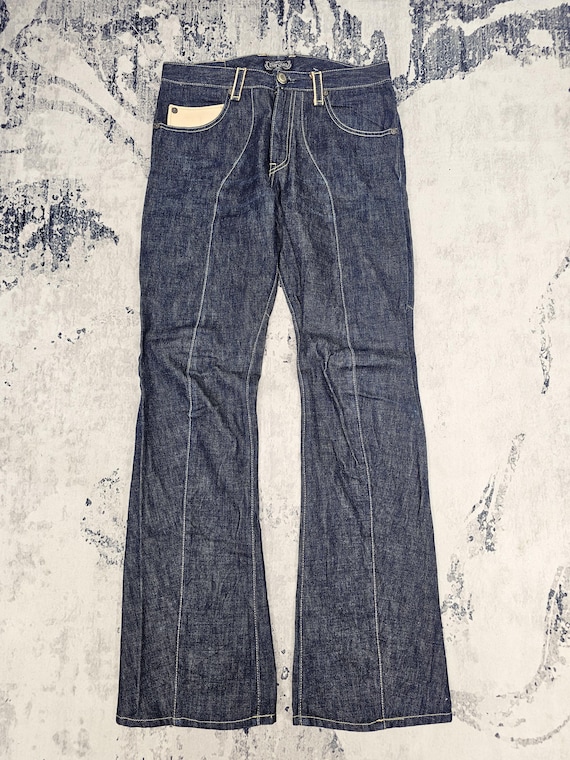 Vintage OBELISK Marquis Japanese Brand Bootcut Flare Jeans Obelik