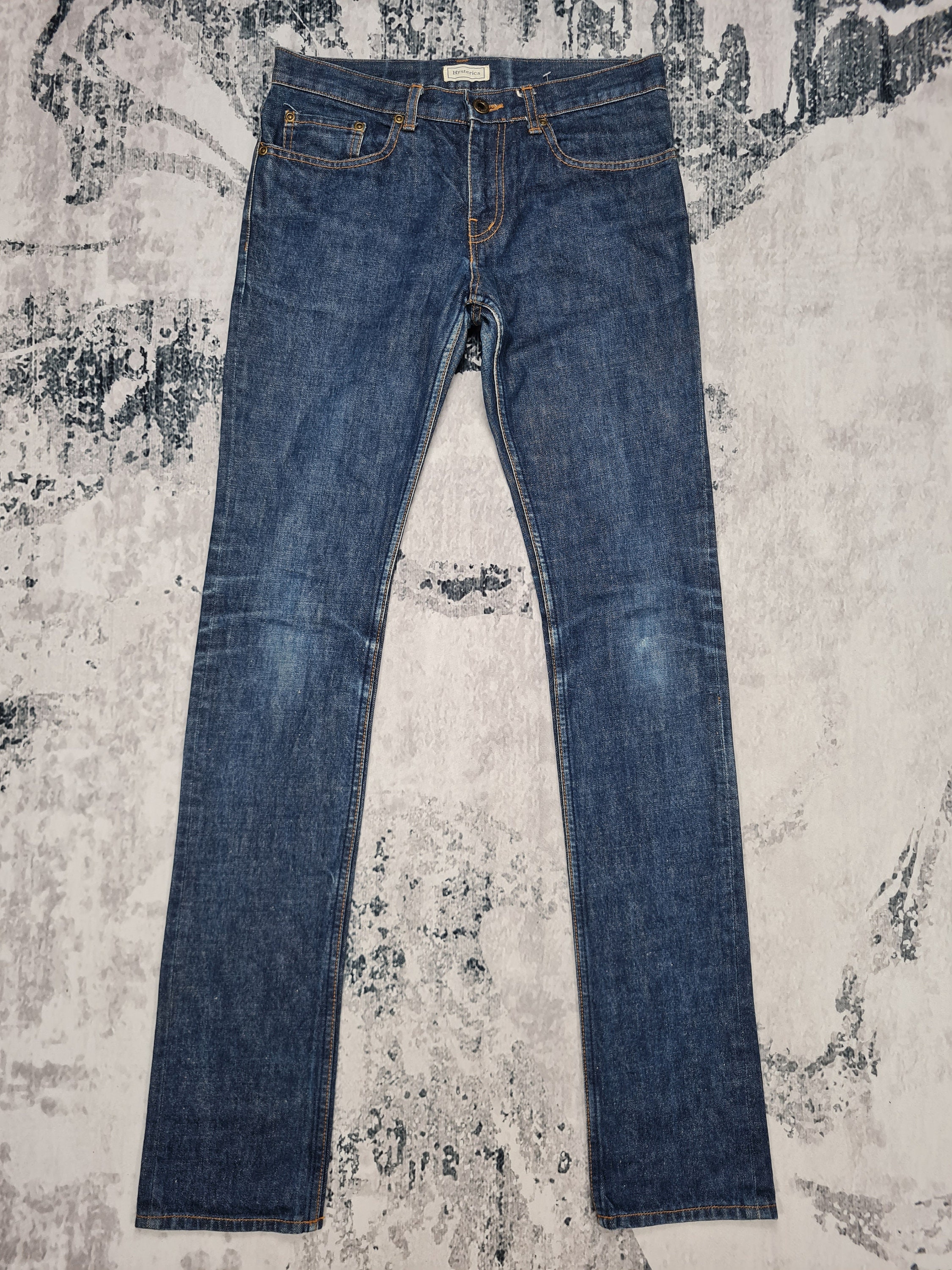 パンツ 00s Hysterics distressed skinny denim Vintage HYSTERIC GLAMOUR Skinny Jeans Japanese Brand Hysterics
