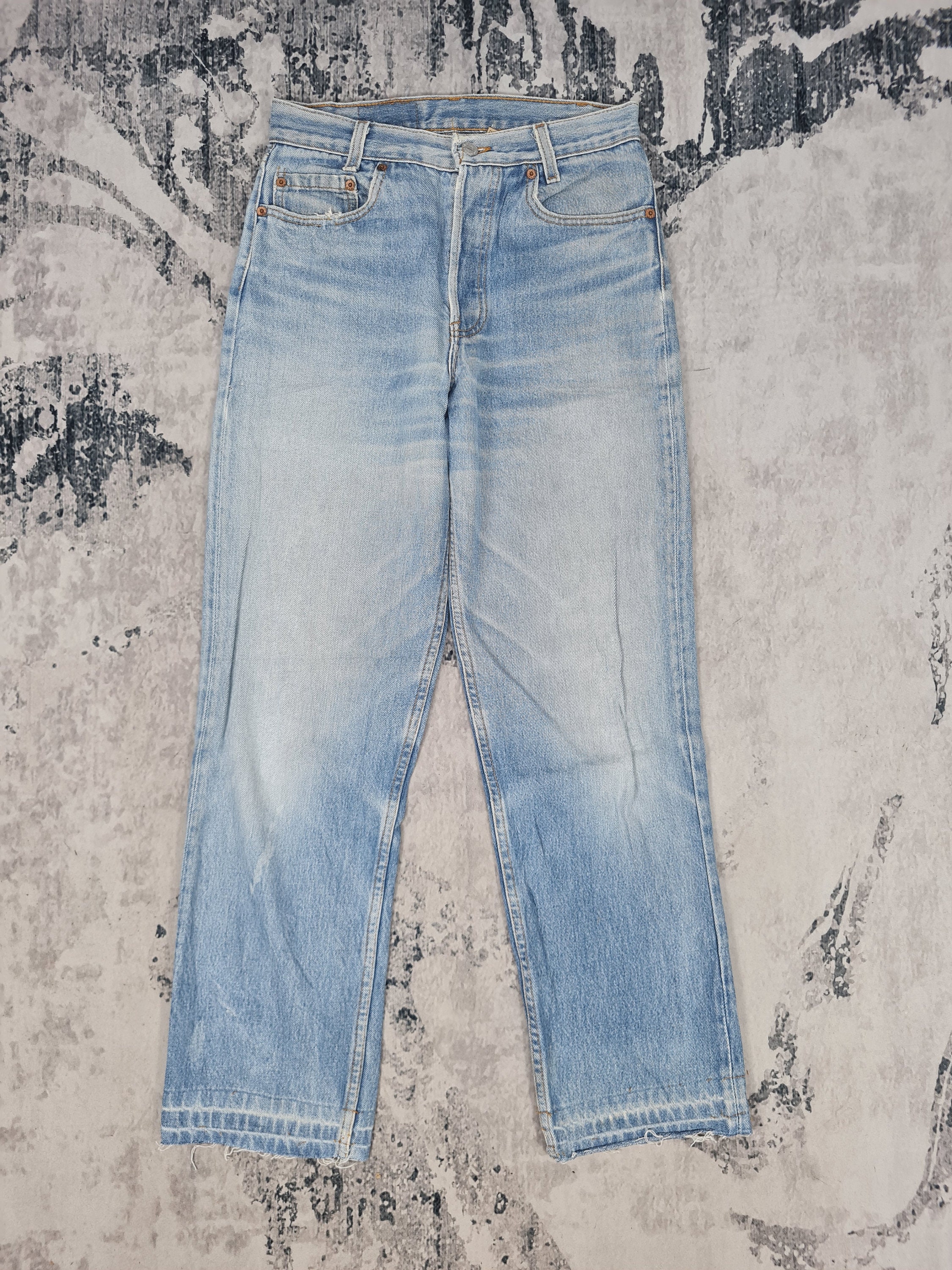 Vintage LEVIS 501 Student Levis Sun Faded Distressed - Etsy