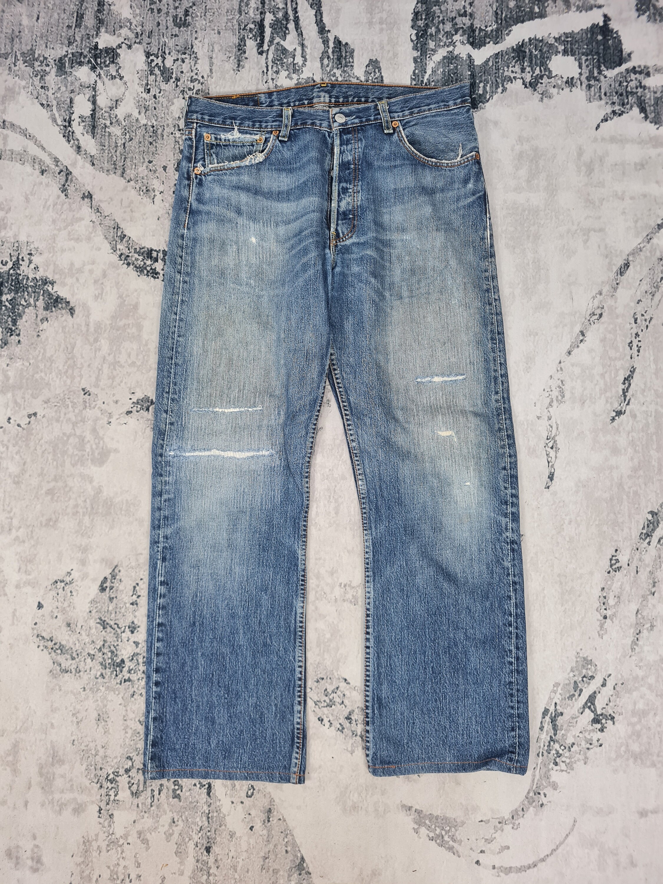 Levis 501 crop market vintage best sale