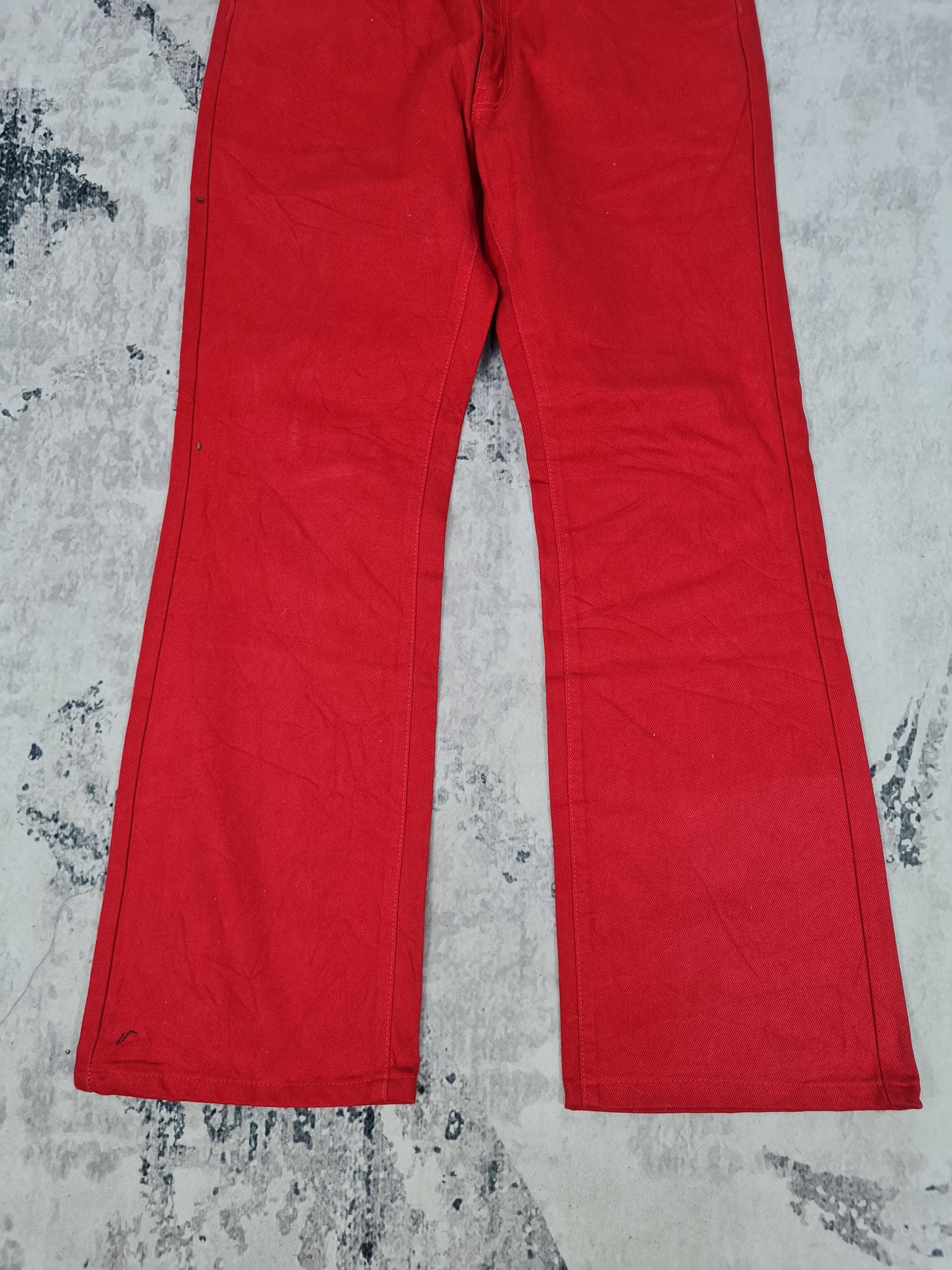 Vintage BIG JOHN Big Wash Bootcut Flare Red Jeans Big John Hippies