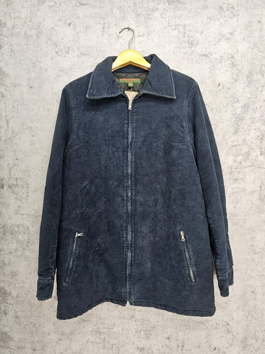Vintage 90's KATHARINE HAMNETT LONDON Jacket Riri Zipper Zip