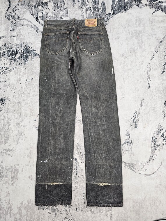 【vintage】levi's 501 / SPLASH PAINT DENIM Vintage Levi's Paint Splatter Denim | 30x28 – Nylo Wool