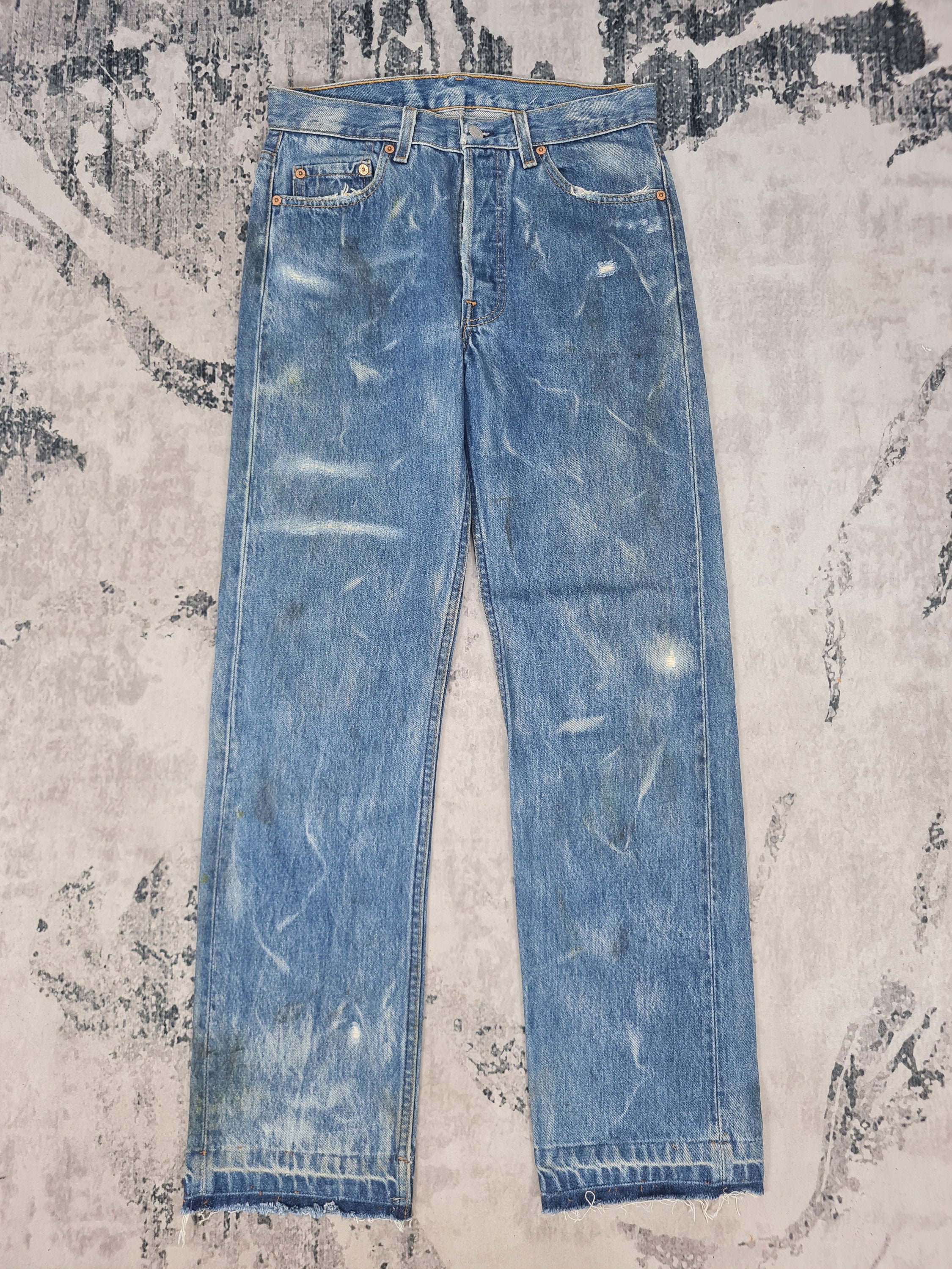 パンツ INSILENCE Stained Painting Denim Pants INSILENCE Stained Painting Denim Pants - メルカリ