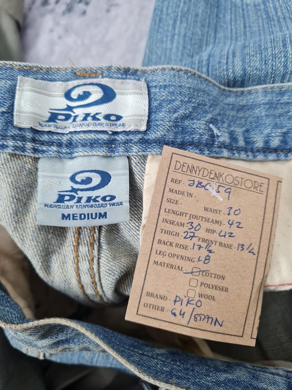 ヴィンテージ PIKO カーゴ マルチポケットパンツ ジーンズ ピコ
