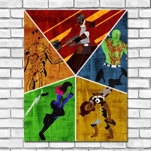 Minimalism Art - Guardians of the Galaxy Prints