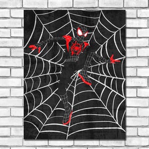 Minimalism Art - Miles Morales Print