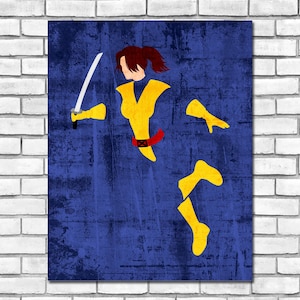 Minimalism Art - Kitty Pryde Print