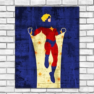 Minimalism Art - Captain Mar-Vell Print