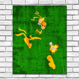 Minimalism Art - Iron Fist Print