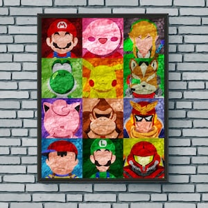 Super Smash Minimalism Print