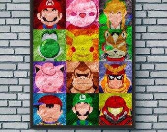 Super Smash Minimalism Print