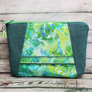 Pochette tie-dye avec sangle latérale, Sac de soirée, Porte-monnaie décontracté, Pochette en vinyle, Sac de voyage, Trousse à cosmétiques, Sac à fermeture éclair, Porte-monnaie en tissu, Pochette