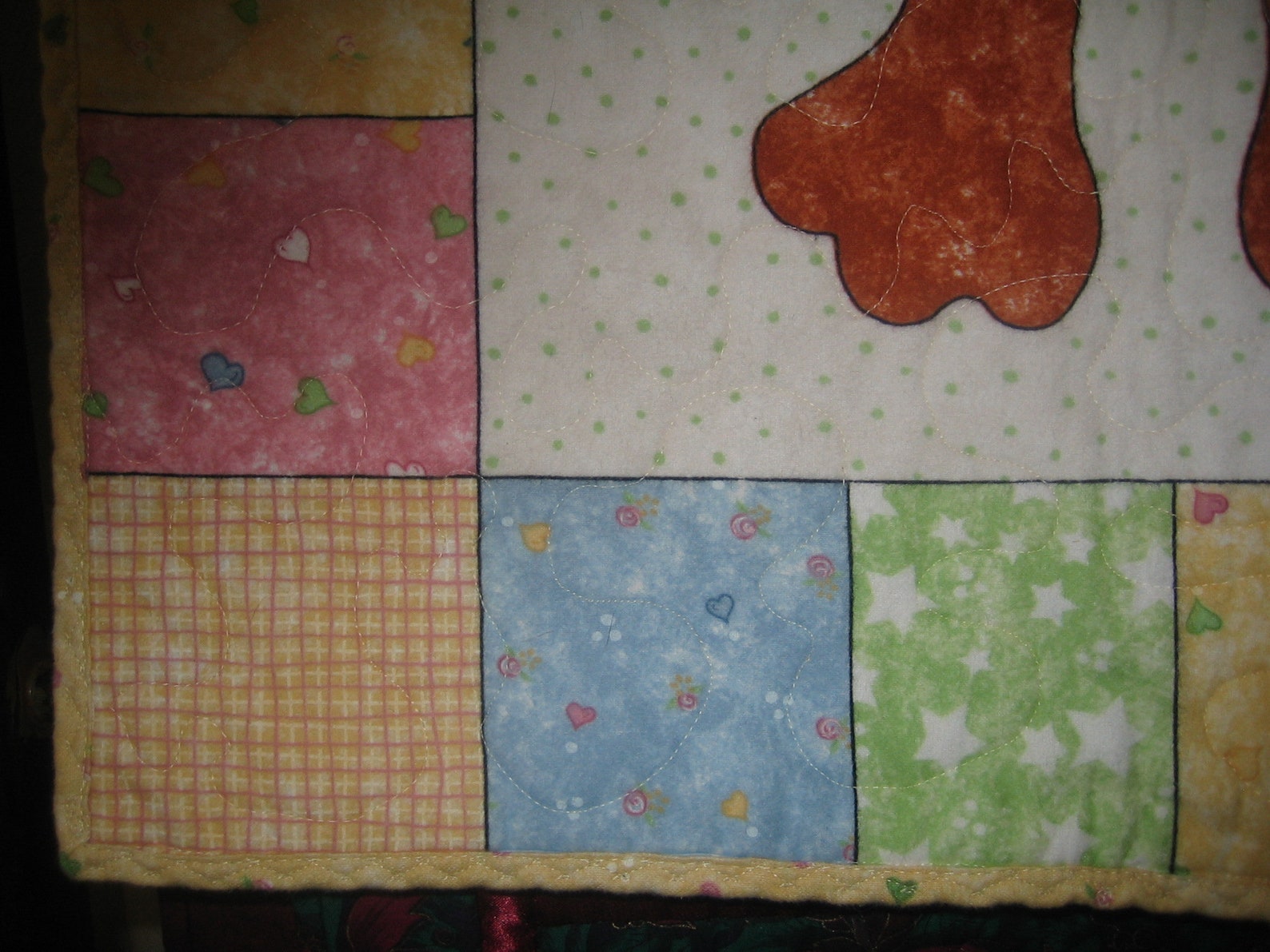 Baby Wall Quilt/baby Duck Quilt/nursery Wall Hanging/pastel Etsy