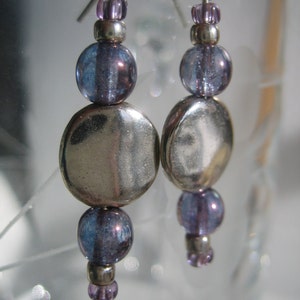 Amethyst Luster Earrings image 1