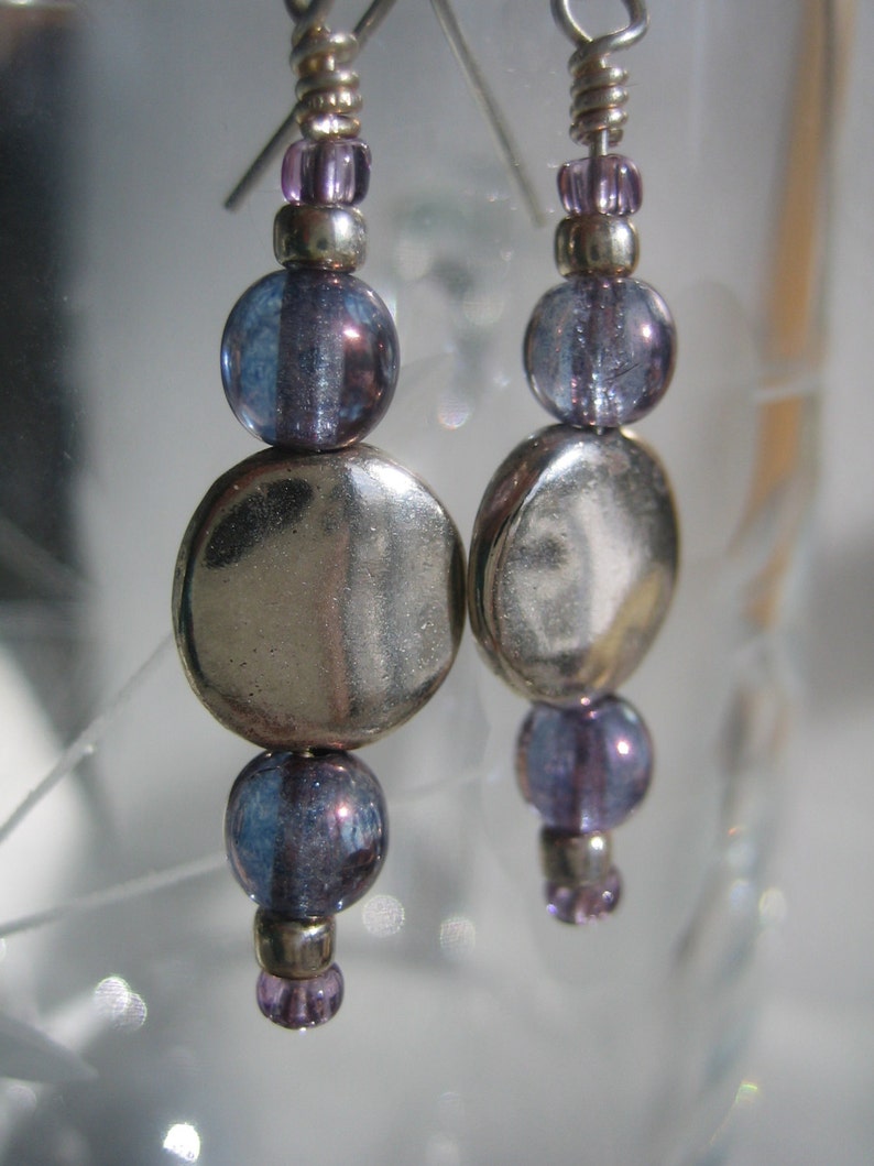 Amethyst Luster Earrings image 1